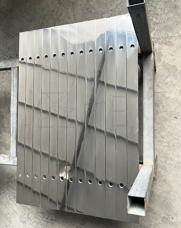 Aluminium target plate