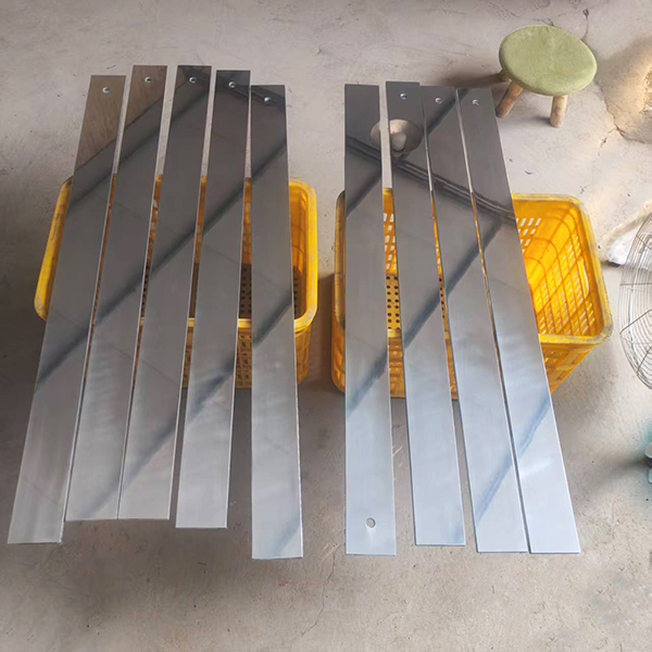 Aluminium target plate